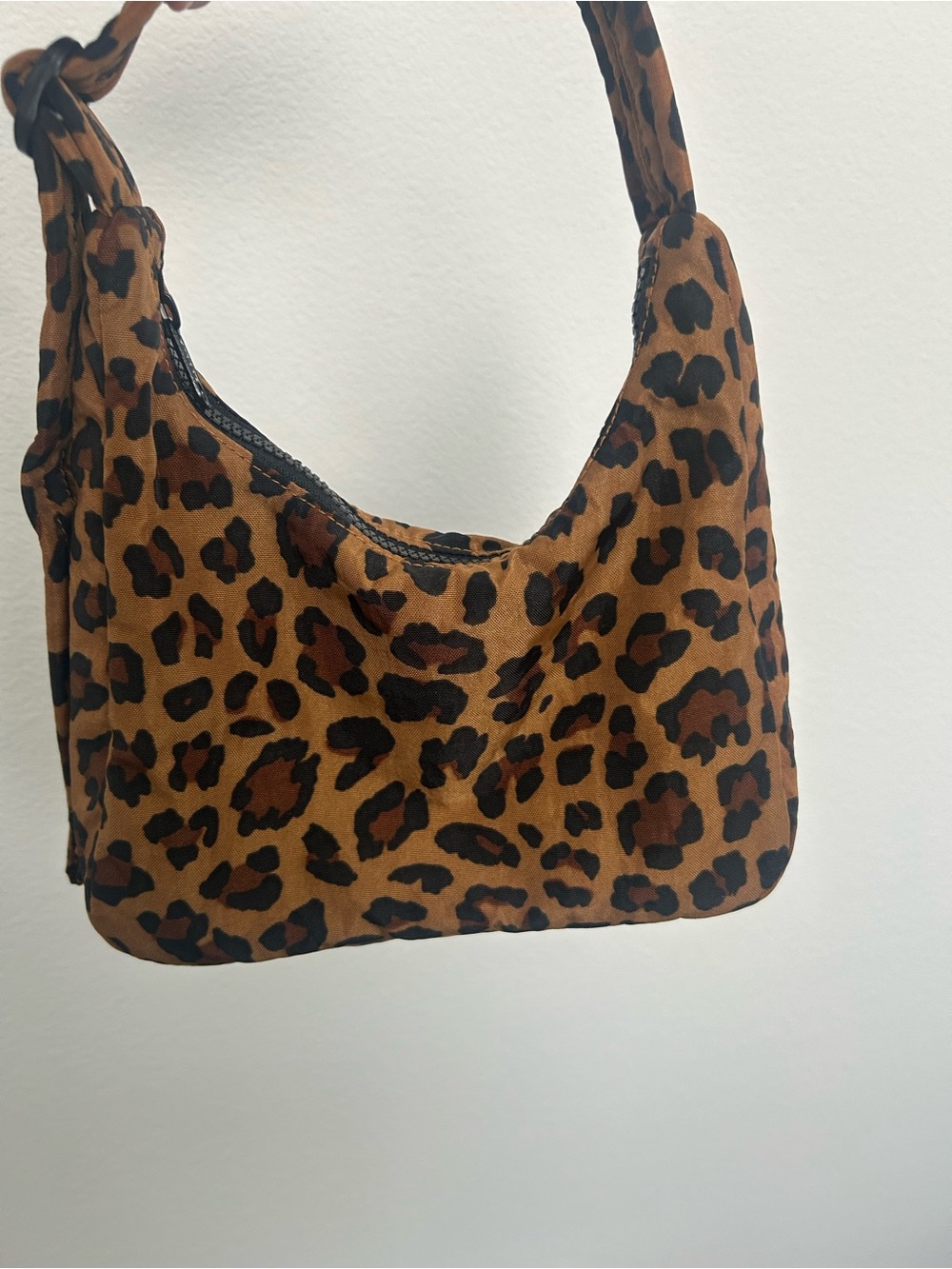 Baggu Small Nylon Shoulder Bag Leopard EUC